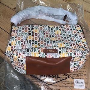 *NWT* FOSSIL skylar multicolor crossbody purse, NWT